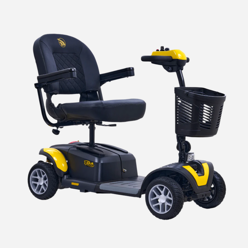 The Buzzaround EX 4-Wheel features the portability and easy disassembly of a lightweight scooter with the amazing benefits of a full-size scooter.