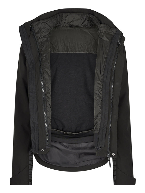 A breathable, wind and waterproof outer-shell with taped seams and welded pockets. It will withstand any kind of weather. An inner Primaloft Gold jacket, which you can use year round, whenever you feel chilled. PrimaLoft® is a synthetic filling that we use in parts of our jackets to keep you warm during your outdoor activities. The material consists millions of ultra-fine bags that retain body heat and ensure optimal existing climate comfort.