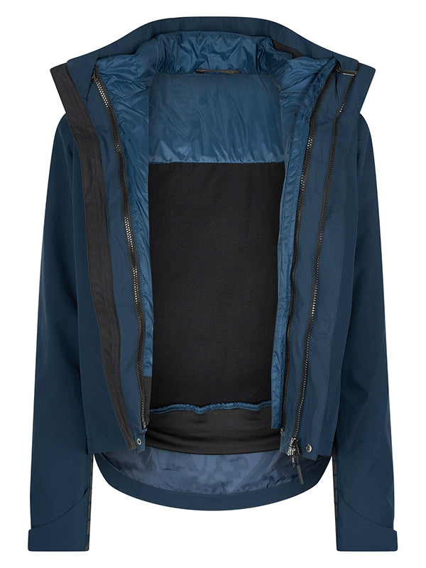 A breathable, wind and waterproof outer-shell with taped seams and welded pockets. It will withstand any kind of weather. An inner Primaloft Gold jacket, which you can use year round, whenever you feel chilled. PrimaLoft® is a synthetic filling that we use in parts of our jackets to keep you warm during your outdoor activities. The material consists millions of ultra-fine bags that retain body heat and ensure optimal existing climate comfort.