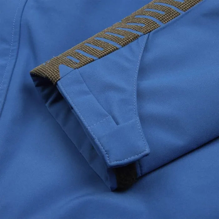 Close up of high end materials for Kinetic Balance QT Winter Adaptive Jacket for wheelchair users.