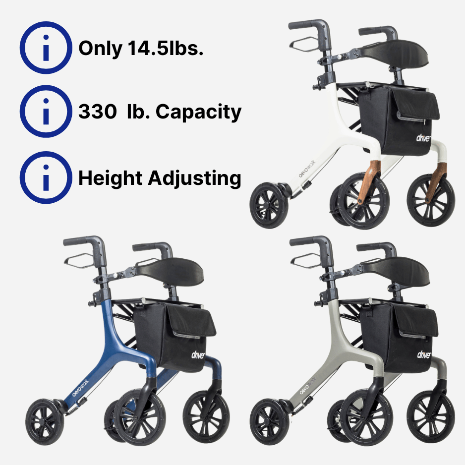 AeroWalk Ultra-Lite Rollator - NextGen HME
