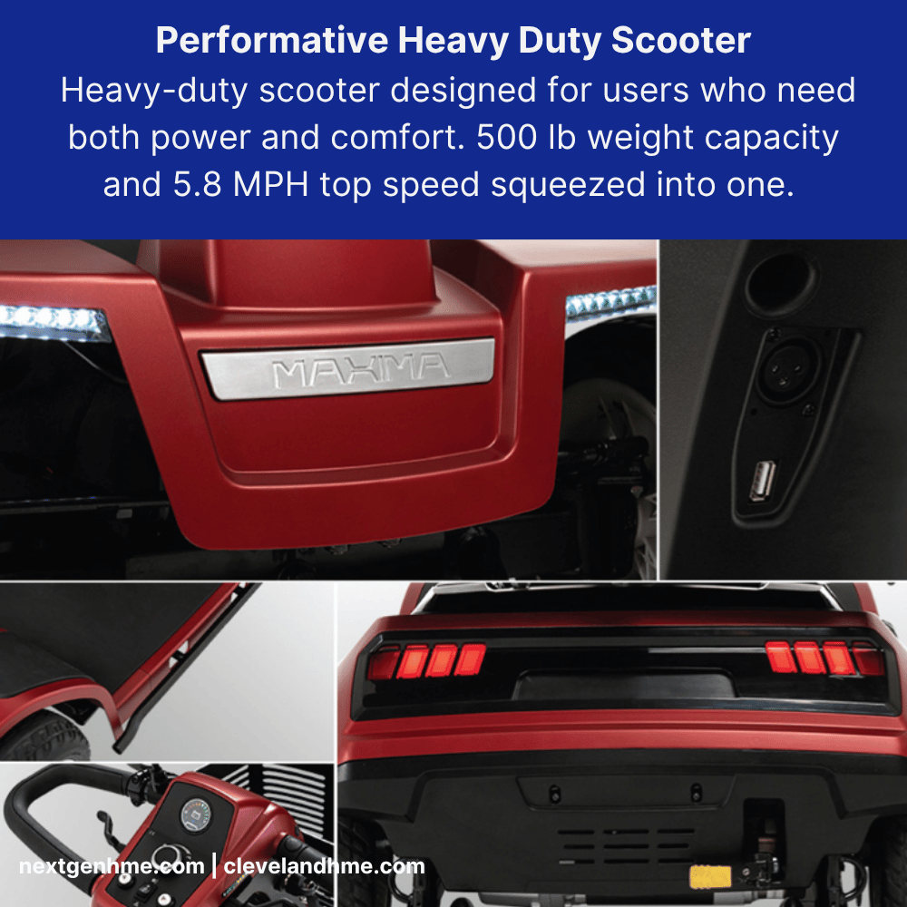 Pride Maxima 4 Wheel Power Scooter - NextGen HME