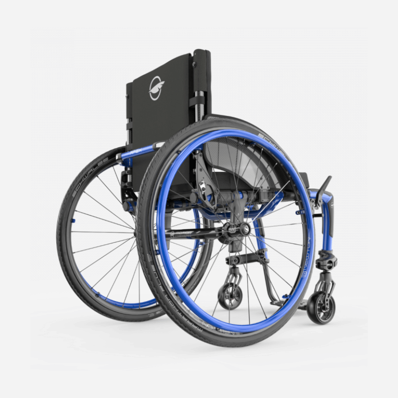 Motion Composites Apex C Carbon Rigid Wheelchair Sapphire Blue Frame