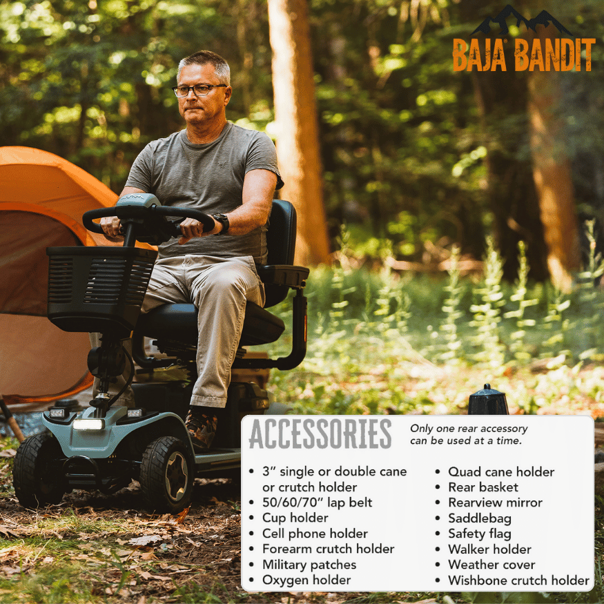 Pride Mobility Baja Bandit Off Road Power Scooter - NextGen HME
