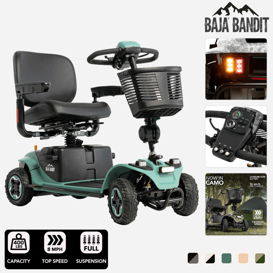 Pride Mobility Baja Bandit Off Road Power Scooter - NextGen HME