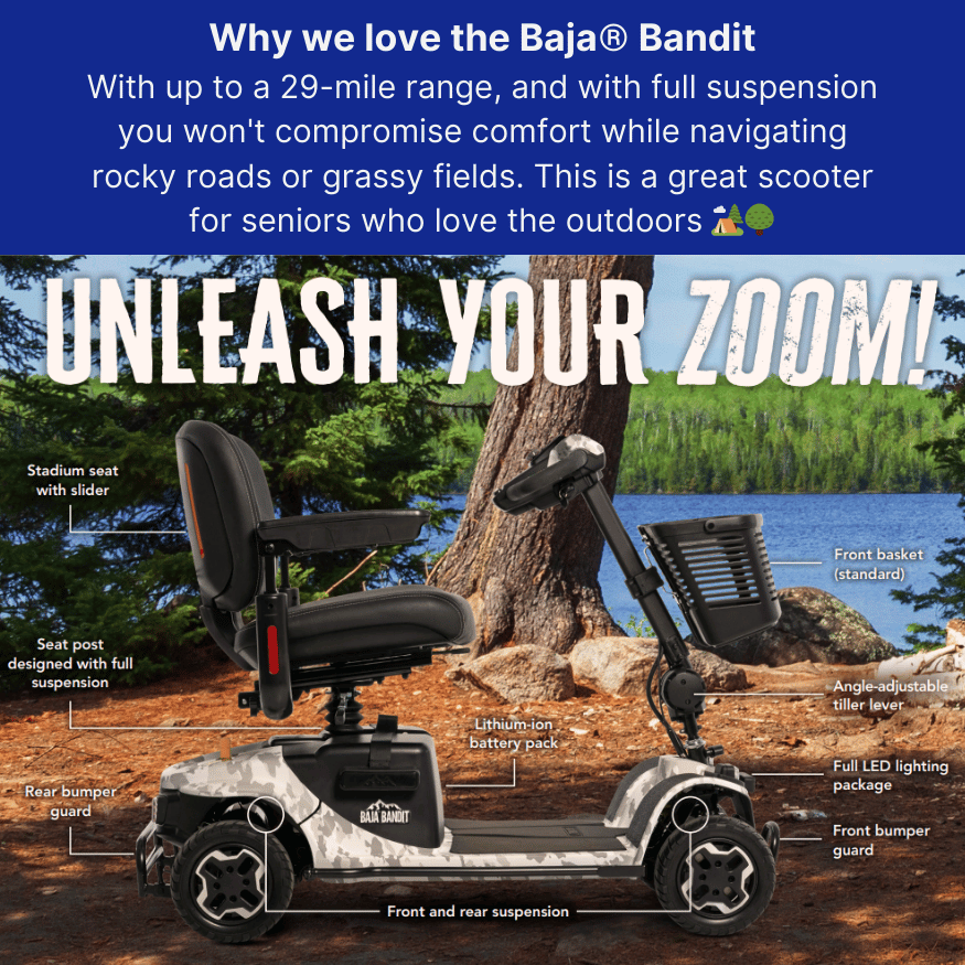 Pride Mobility Baja Bandit Off Road Power Scooter - NextGen HME