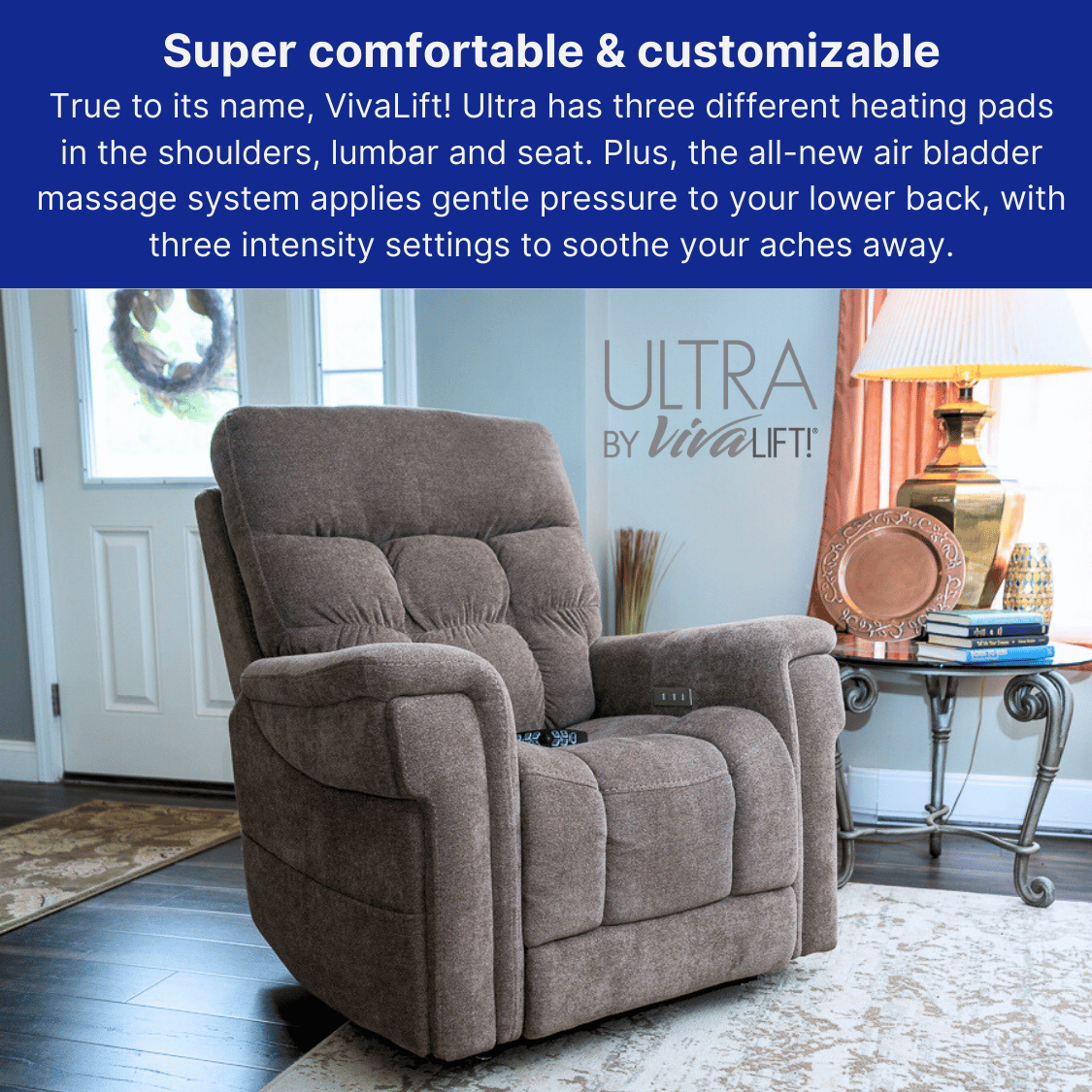 Pride Mobility Vivalift! Ultra Best Selling Power Lift Chair Recliner - NextGen HME