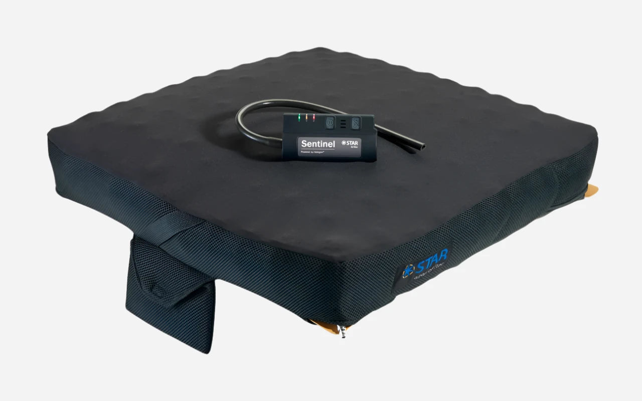 Star Sentinel and star standard air cushion - perfect for active wheelchair users.