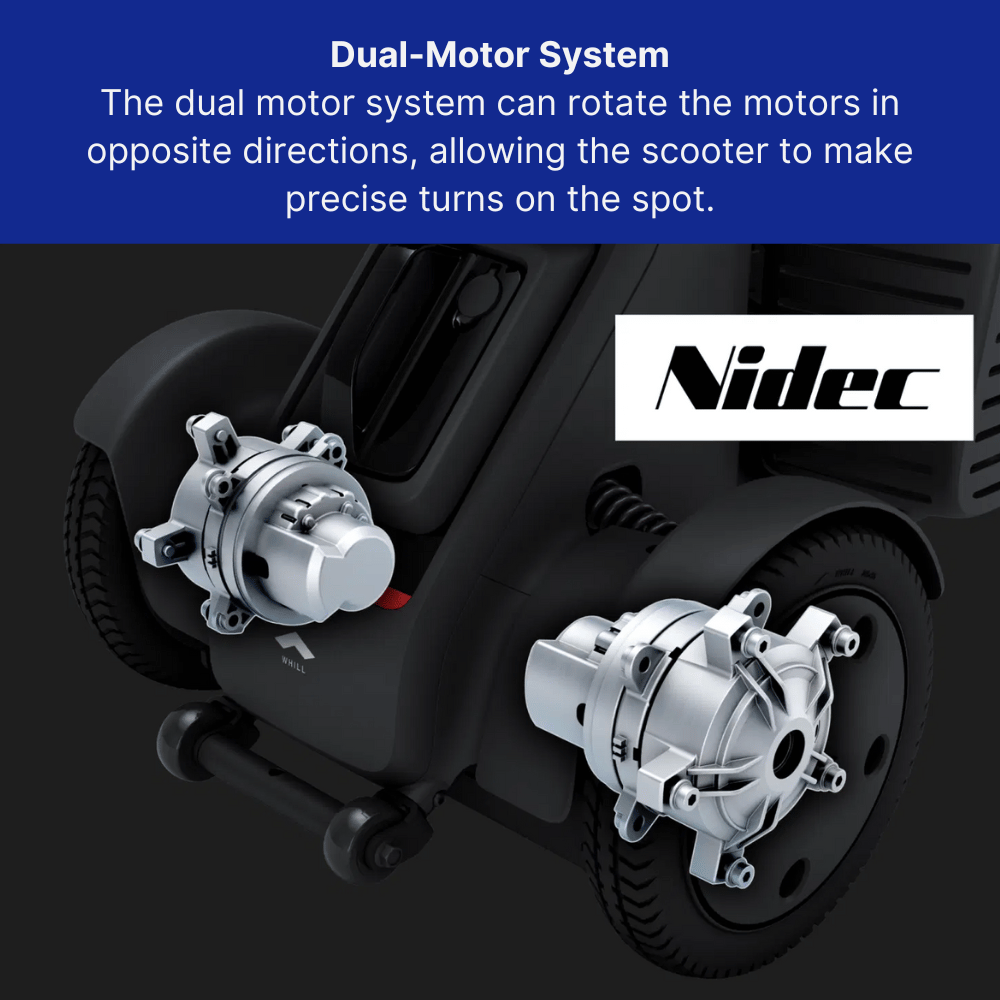 WHILL Model Ri 4-Wheel Power Scooter - NextGen HME