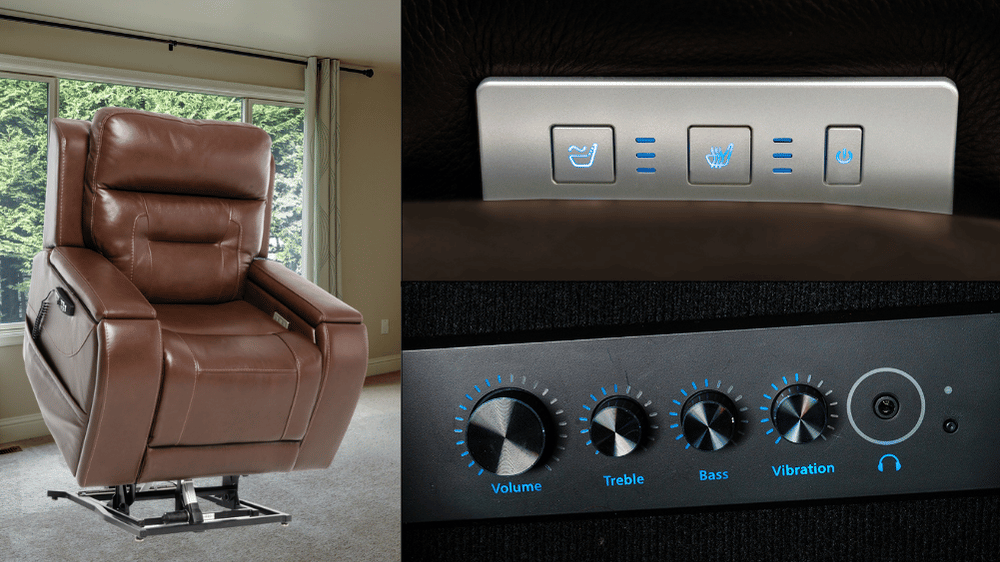 NEW PRODUCT: Lift Chair w/ Built in Audio, Vibrations, & Heat/Massage