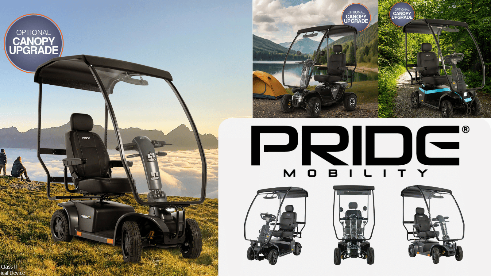 BRAND NEW! Pride Mobility Hard Top Covers for Scooters