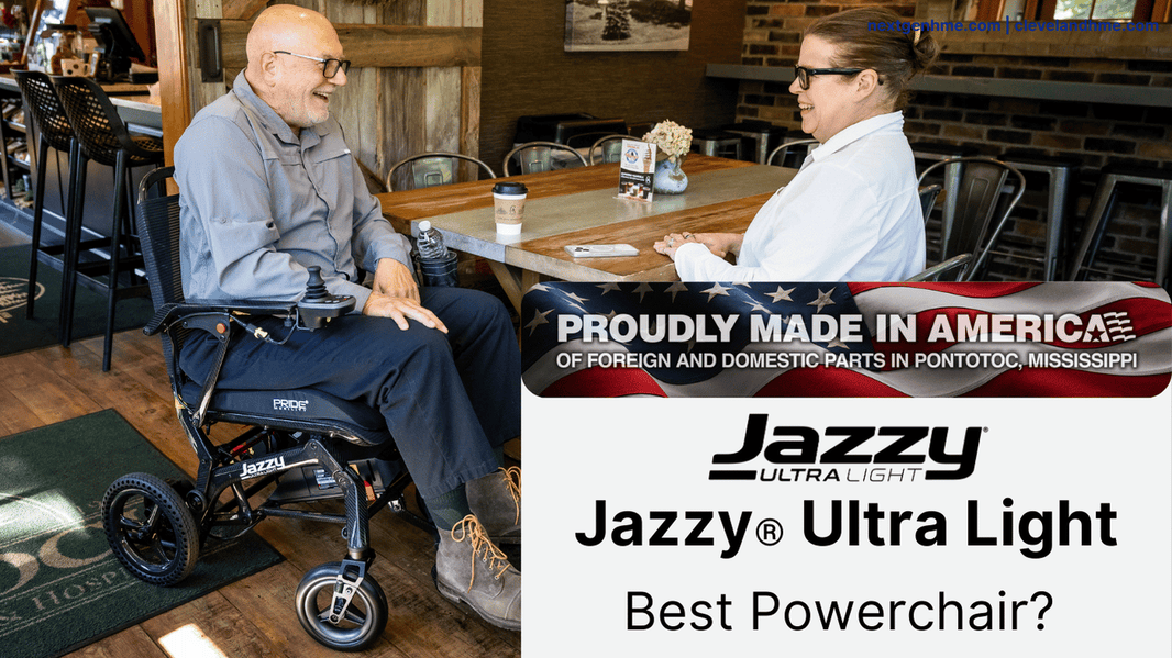 Is the Pride Mobility Jazzy® Ultralight a good powerchair?  Why we love it