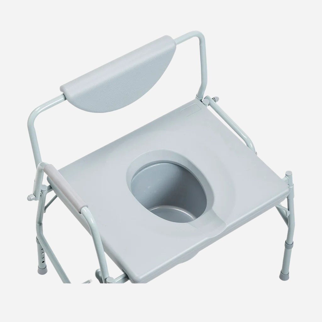 Deluxe Bariatric Drop-Arm Commode - NextGen HME