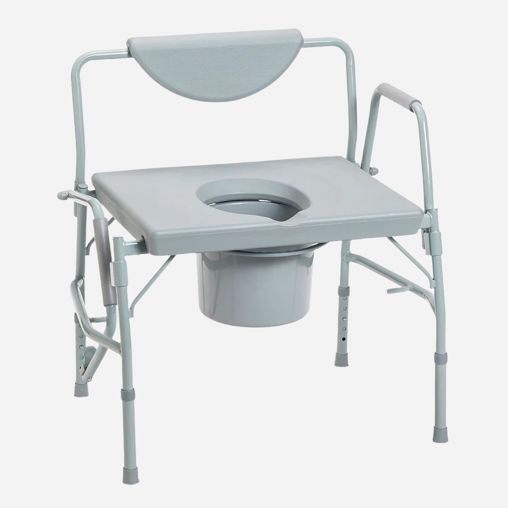 Deluxe Bariatric Drop-Arm Commode - NextGen HME