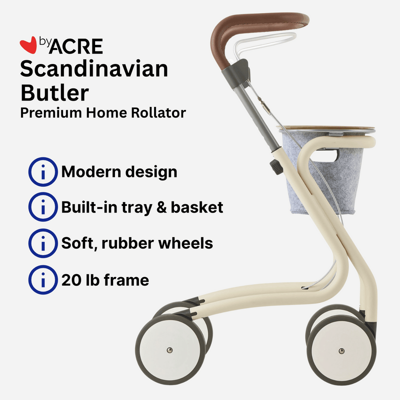 ByAcre Scandinavian Butler Rollator - NextGen HME