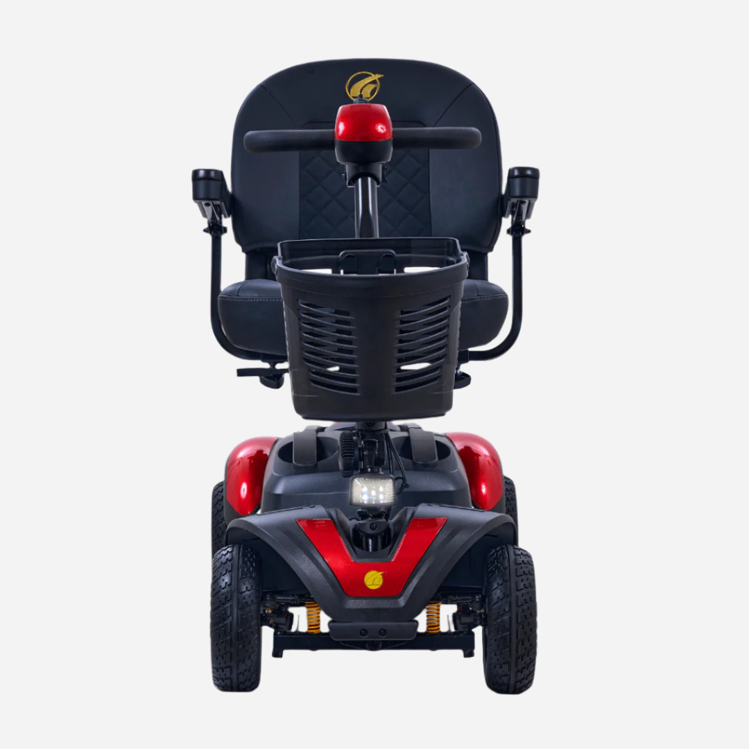 The Buzzaround EX 4-Wheel features the portability and easy disassembly of a lightweight scooter with the amazing benefits of a full-size scooter.


