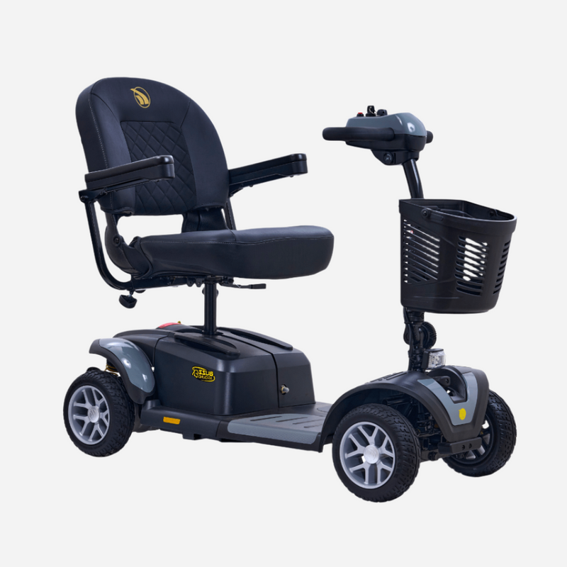 The Buzzaround EX 4-Wheel features the portability and easy disassembly of a lightweight scooter with the amazing benefits of a full-size scooter.


