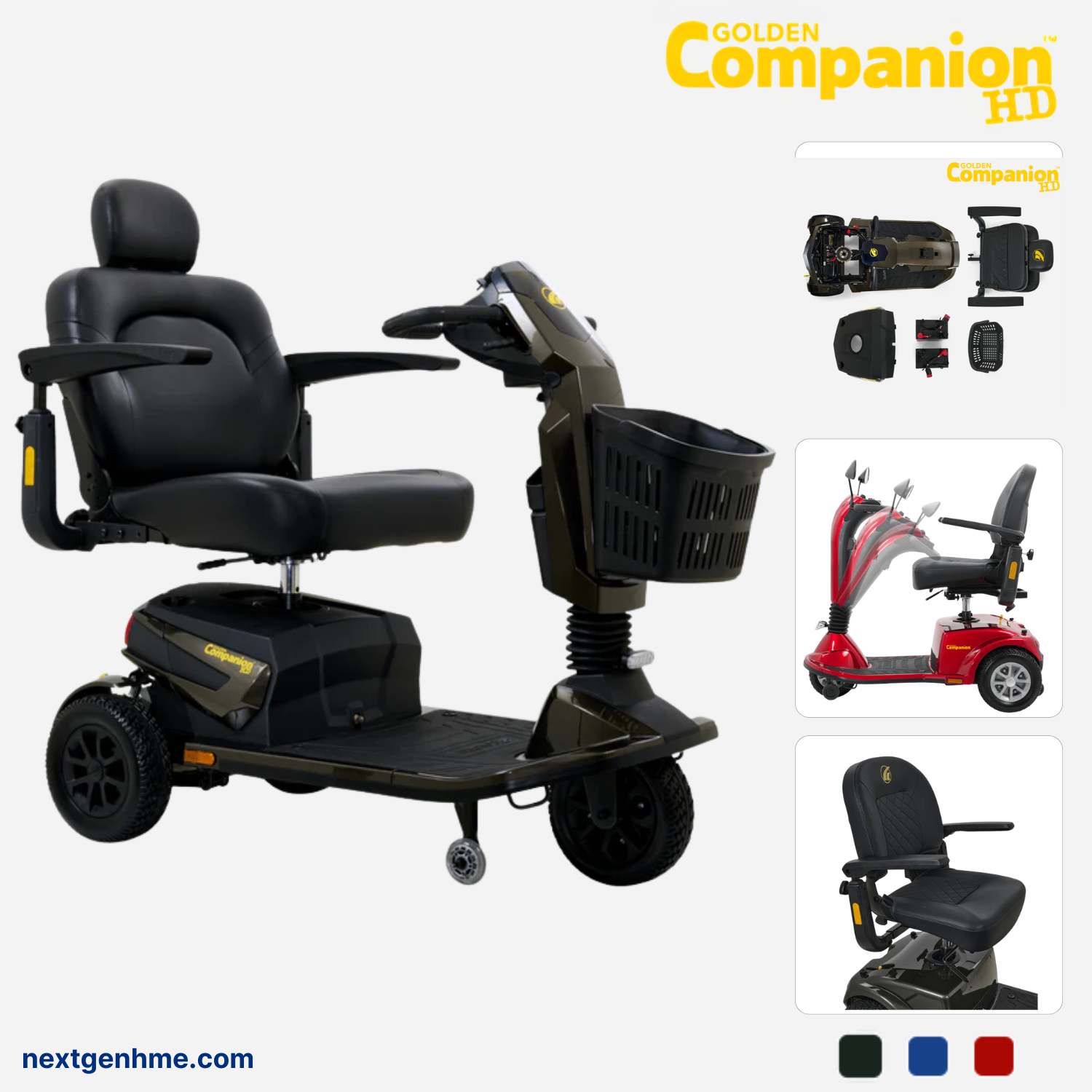 Golden Companion 3-Wheel Heavy-Duty - NextGen HME