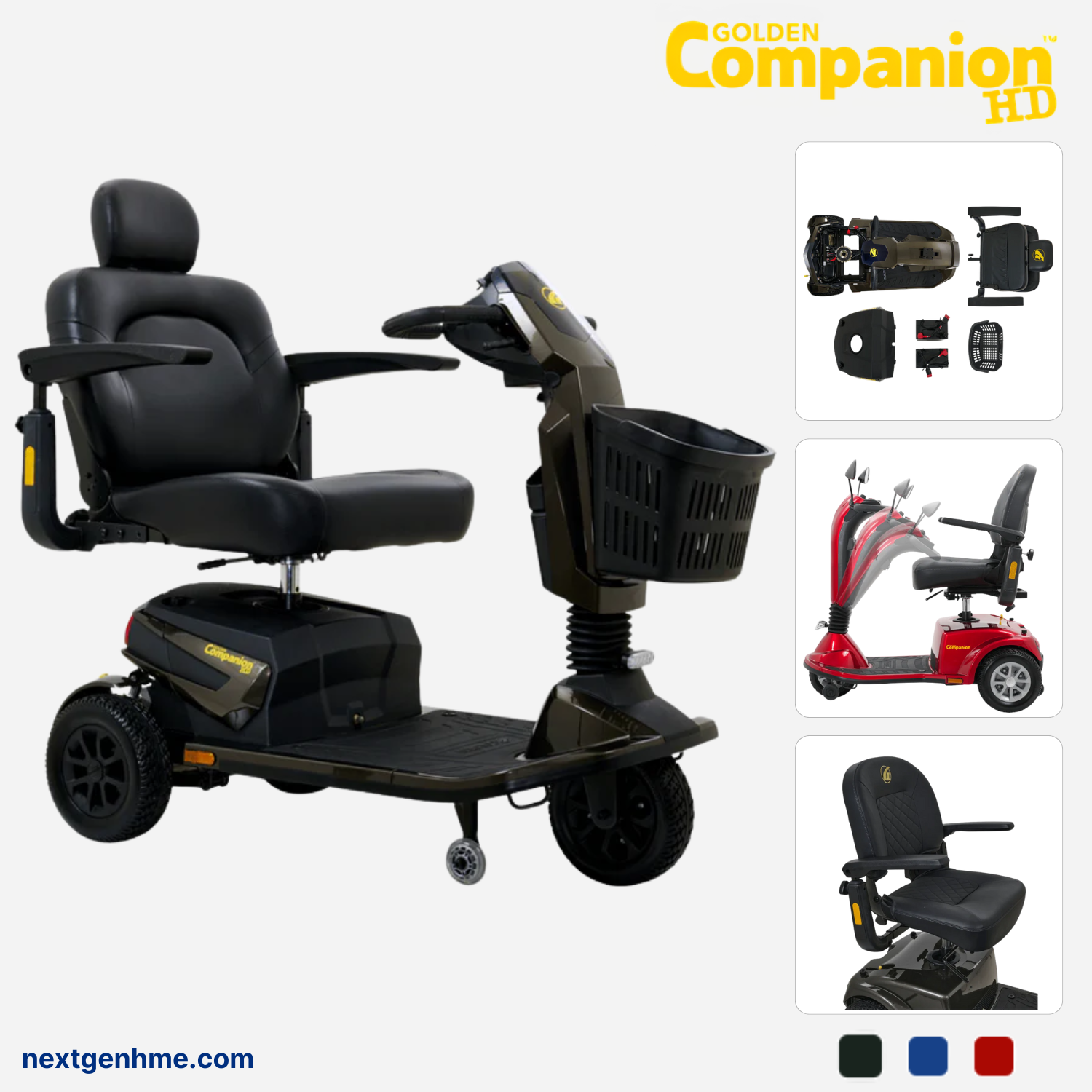 Golden Companion 3-Wheel Heavy-Duty - NextGen HME