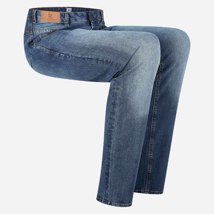 Kinetic Balance Mens Regular Fit Jeans | Magnetic Closure