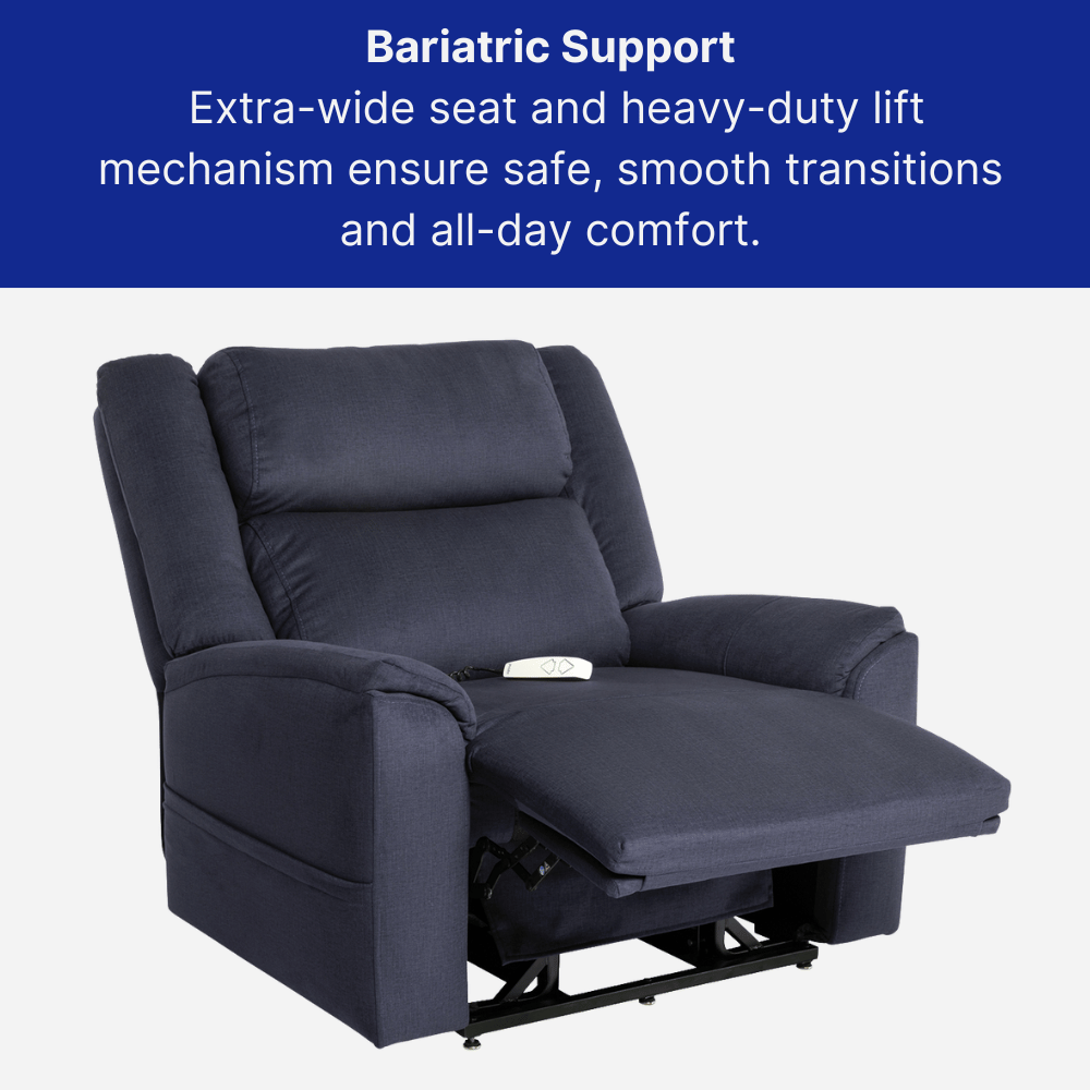 Pride Mobility Sitting Pretty Evolution Lift Chair Extra Large Bariatric 500 lbs Weight Capacity - NextGen HME