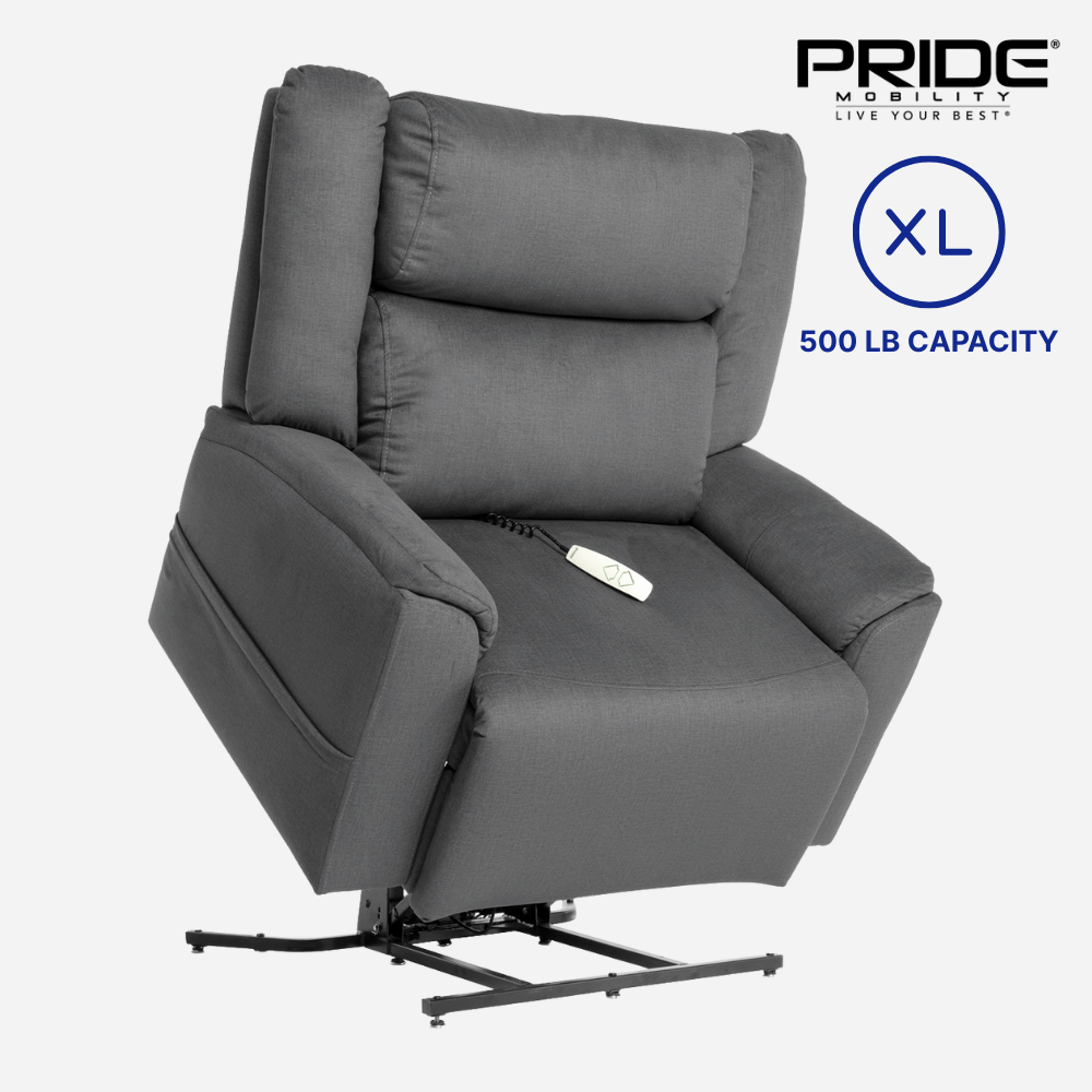 Pride Mobility Sitting Pretty Evolution Lift Chair Extra Large Bariatric 500 lbs Weight Capacity - NextGen HME