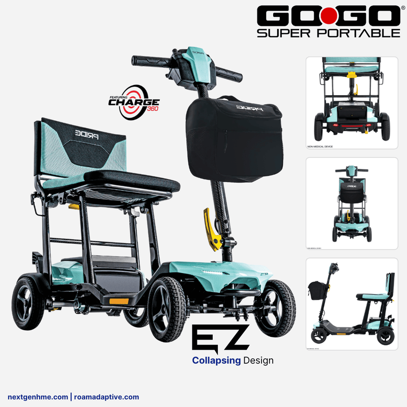 Pride GoGo Super Portable Power Scooter - NextGen HME