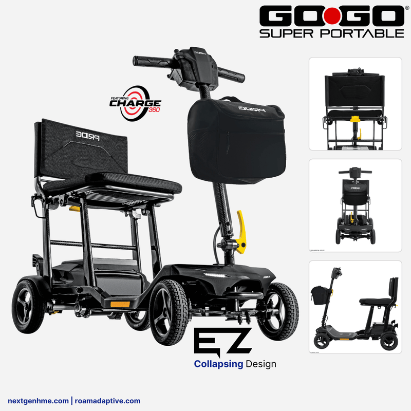 Pride GoGo Super Portable Power Scooter - NextGen HME