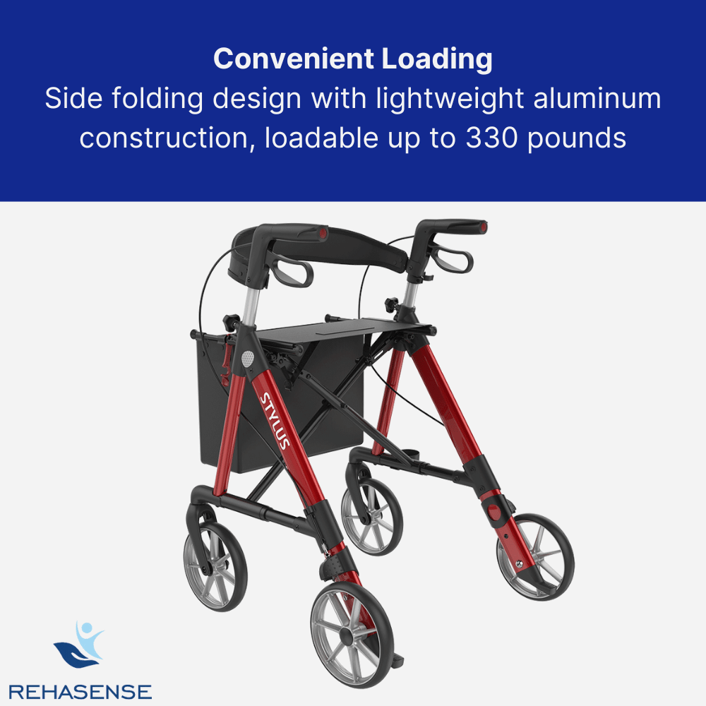 Rehasense Stylus Lightweight Rollator - NextGen HME