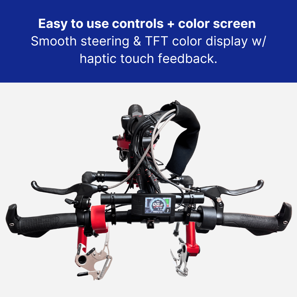 Firefly 2.5 Wheelchair Power Assist with multiple speeds, long range battery & digital display - NextGen HME
