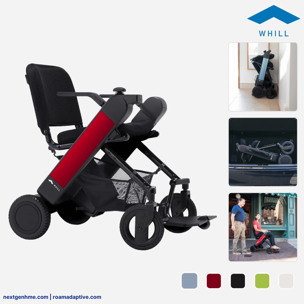 WHILL F Folding Travel Friendly Power Wheelchair - NextGen HME