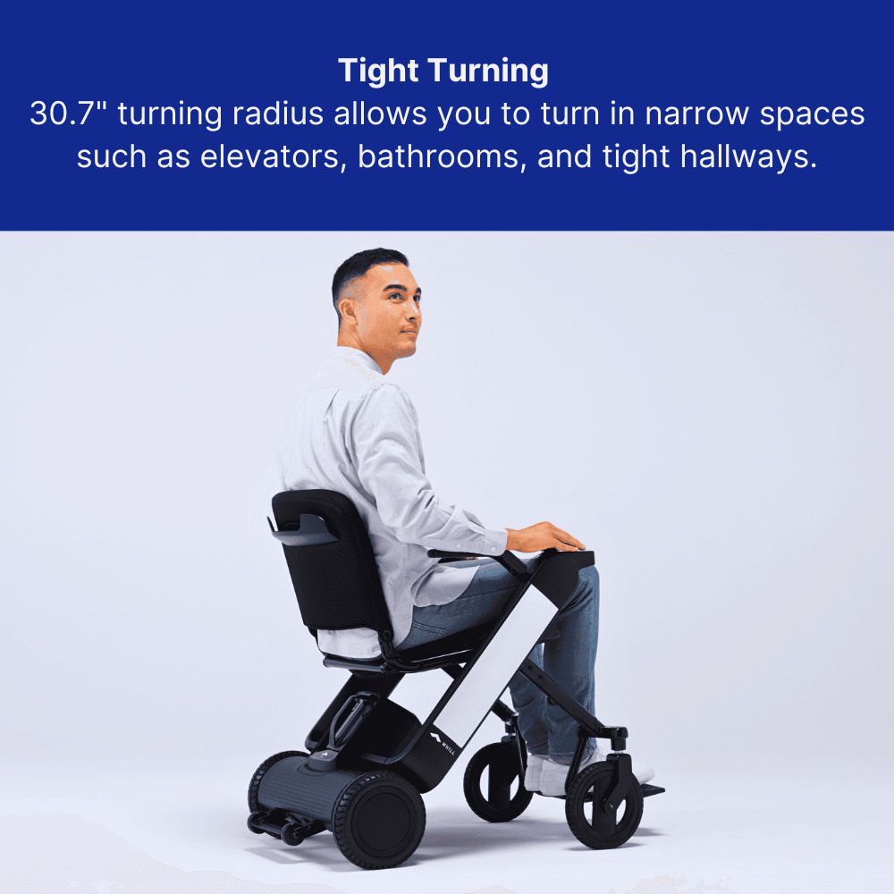 WHILL F Folding Travel Friendly Power Wheelchair - NextGen HME