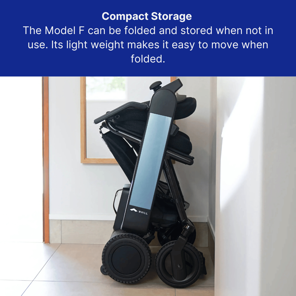WHILL F Folding Travel Friendly Power Wheelchair - NextGen HME