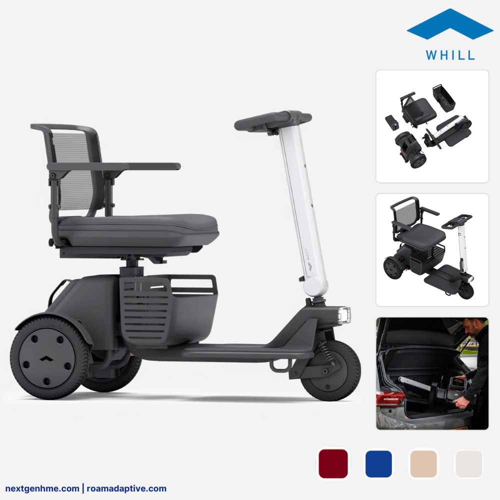WHILL Model Ri 3-Wheel Power Scooter - NextGen HME