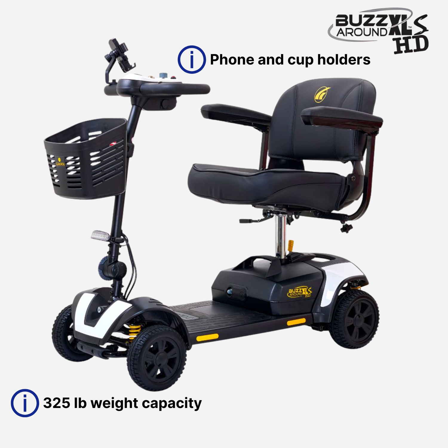 Buzzaround XLS-HD 4-Wheel Scooter - NextGen HME