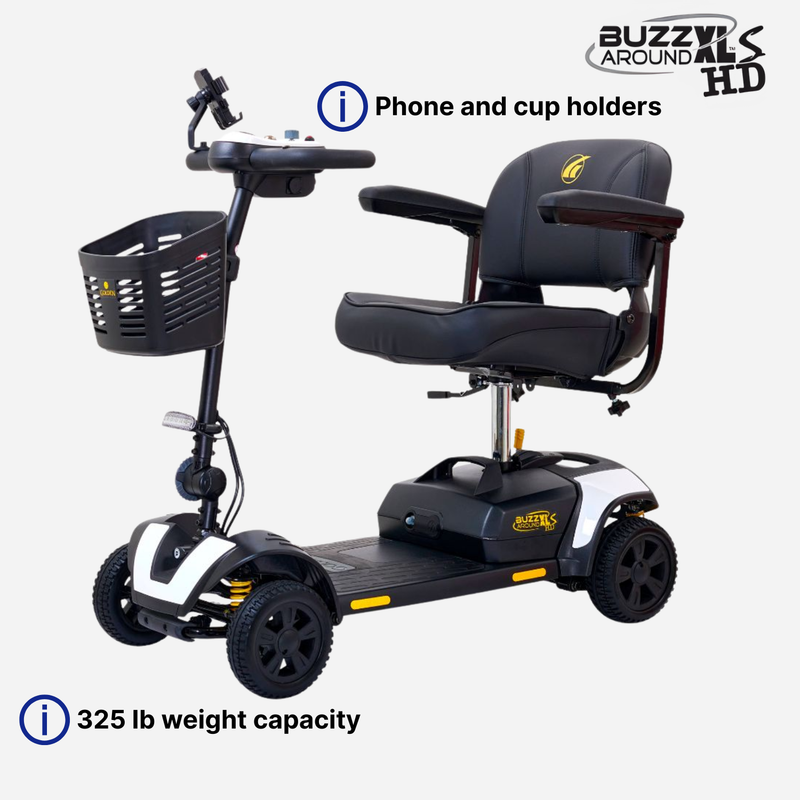 Buzzaround XLS-HD 4-Wheel Scooter - NextGen HME