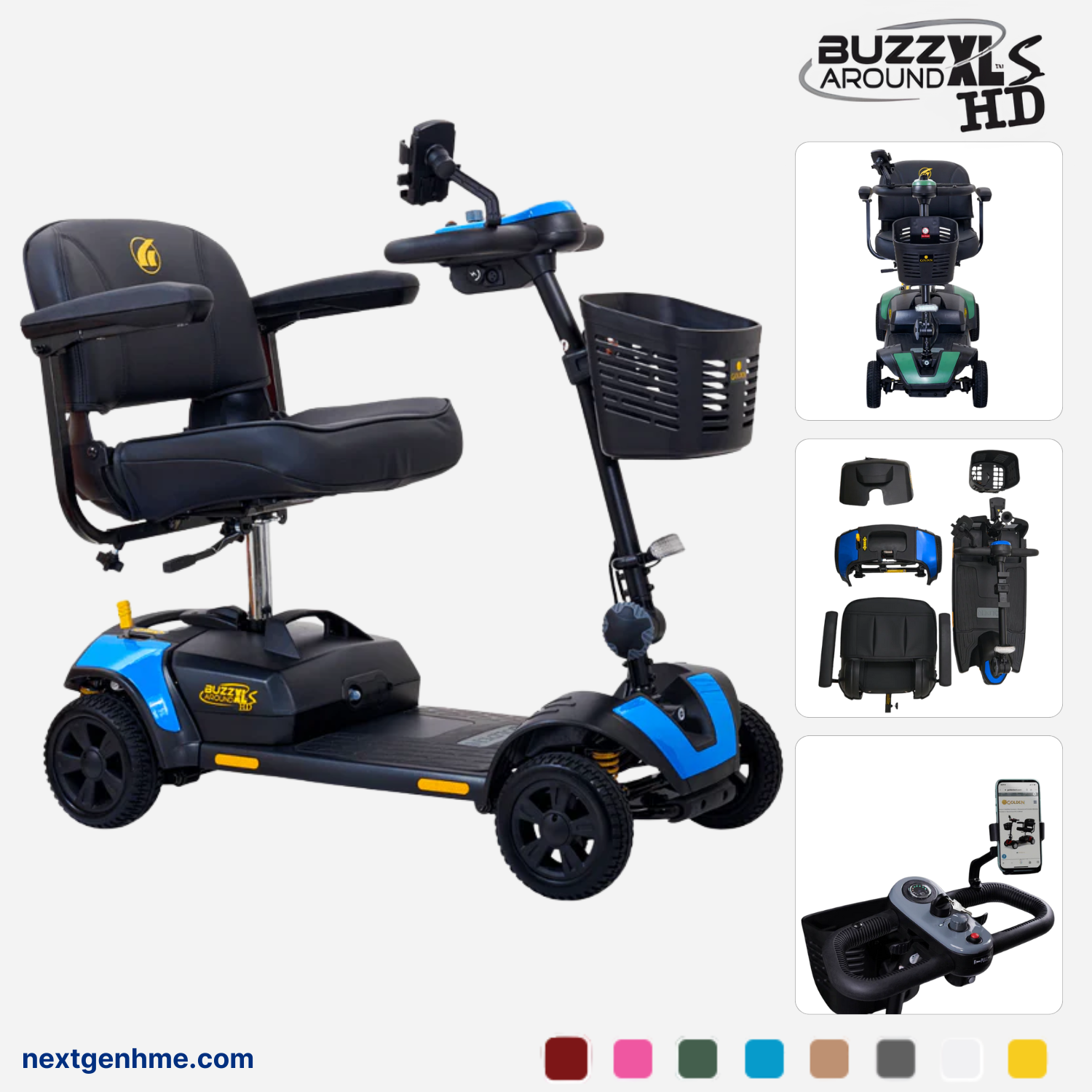 Buzzaround XLS-HD 4-Wheel Scooter