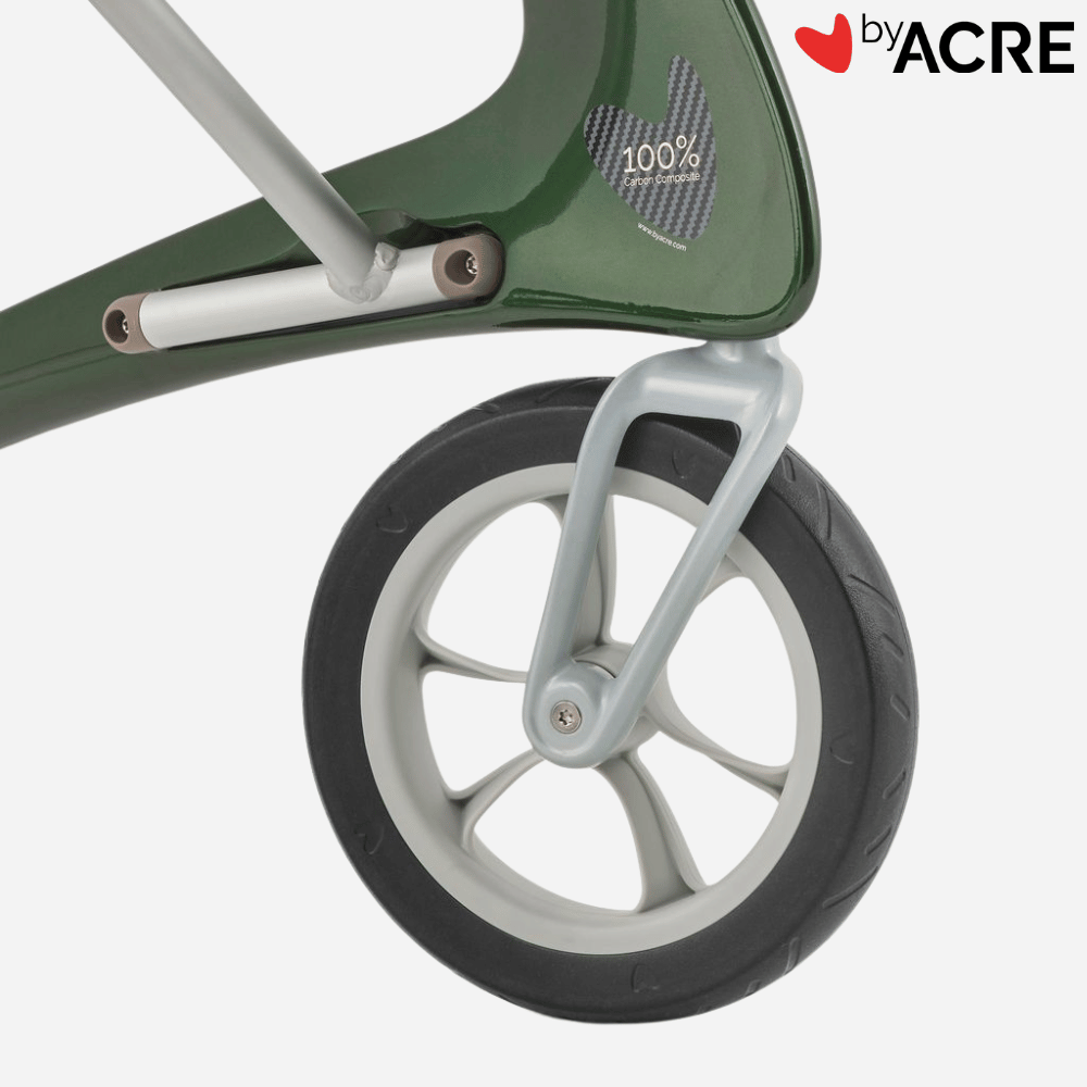 ByAcre Carbon Ultralight Carbon Fiber Rollator with seat and spacious bag - NextGen HME