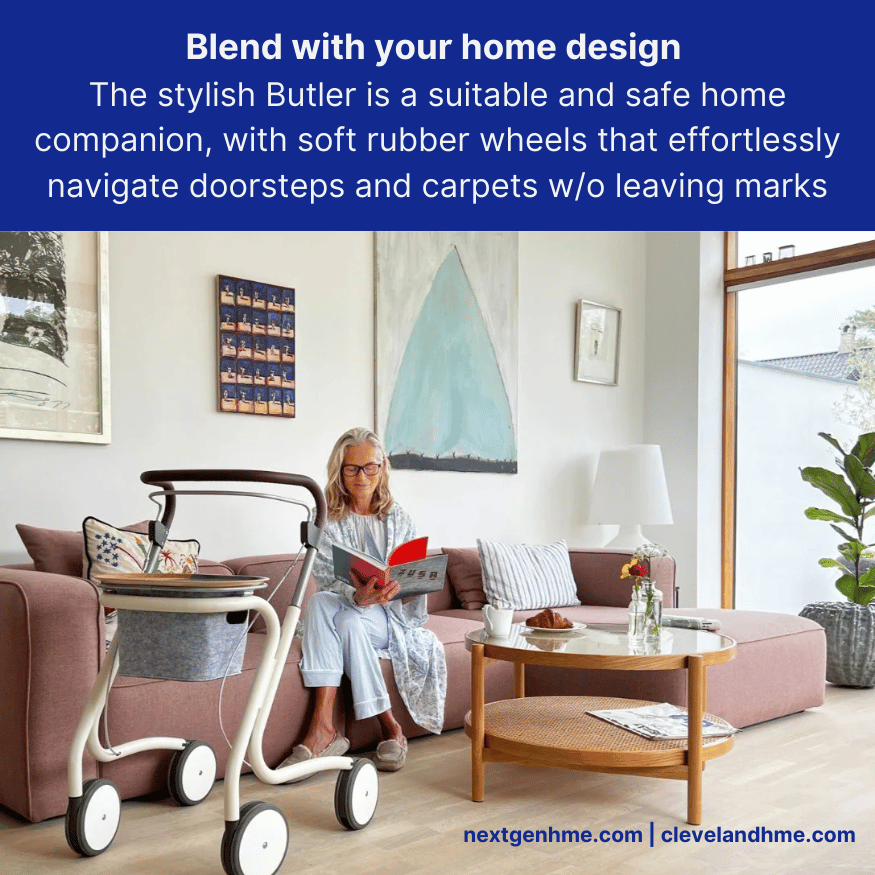 ByAcre Scandinavian Butler Rollator - NextGen HME