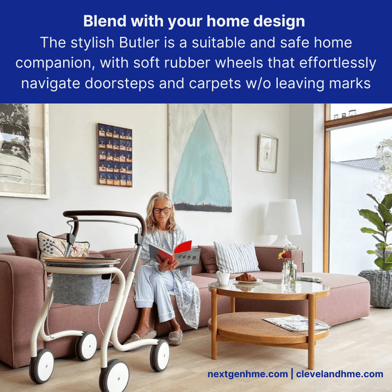 ByAcre Scandinavian Butler Rollator - NextGen HME