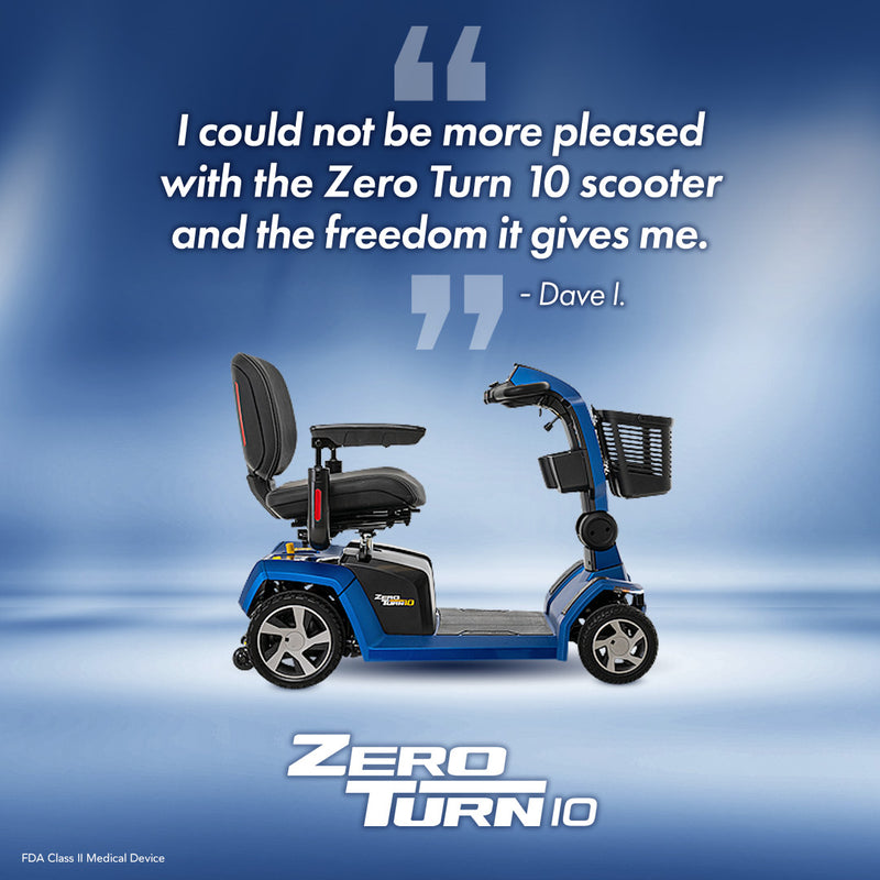 Pride Zero Turn 10 Power Scooter - NextGen HME