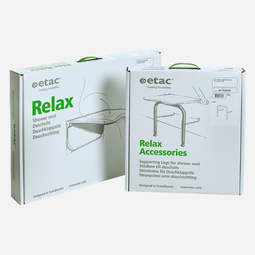 Etac Relax Fixed, Folding Shower Seat - NextGen HME