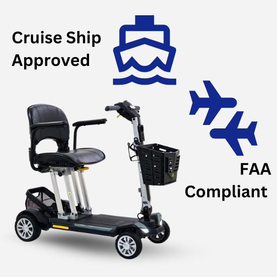 Golden Tech Buzz Around Cruise Ship Approved and FAA/ Air Travel Compliant. 