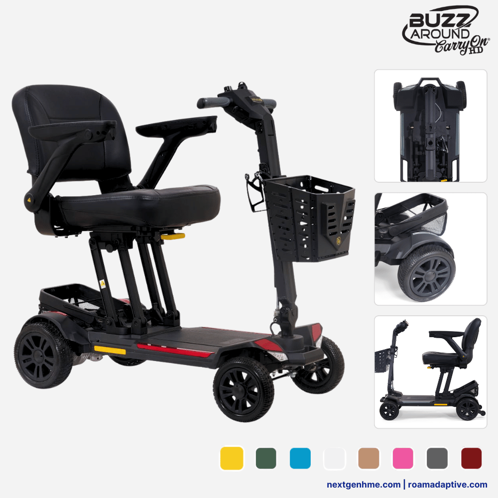 Golden Technologies Buzzaround CarryOn HD Power Scooter - NextGen HME
