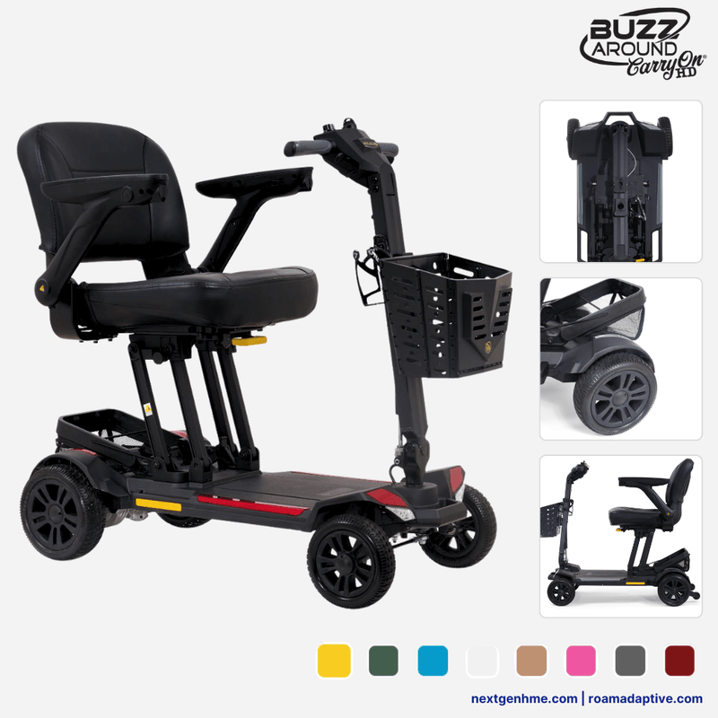 Golden Technologies Buzzaround CarryOn HD Power Scooter - NextGen HME