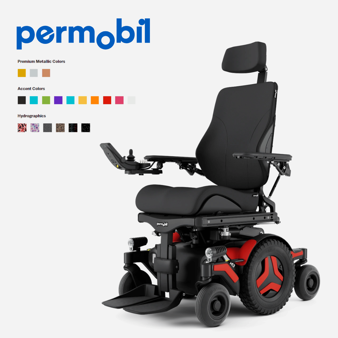 Permobil M3 / M5 Corpus Color Kit - NextGen HME