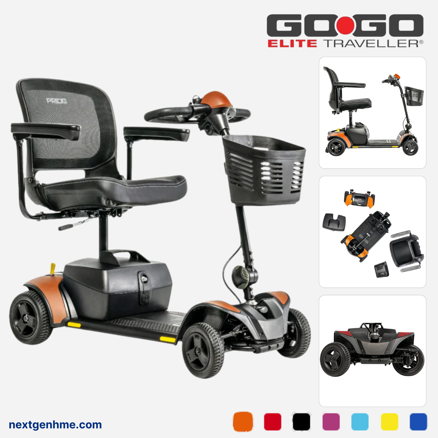 Pride GoGo Elite Traveller 2 - NextGen HME