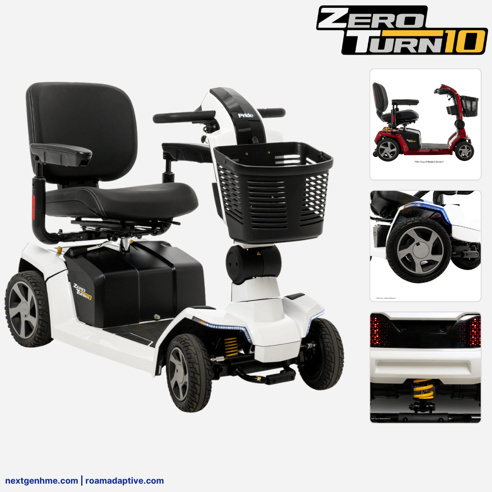 Pride Mobility Zero Turn 10 Power Scooter - NextGen HME