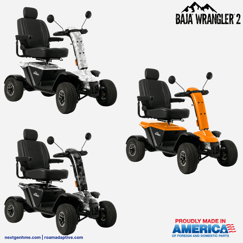 Baja Wrangler 2 Off Road Power Scooter - NextGen HME