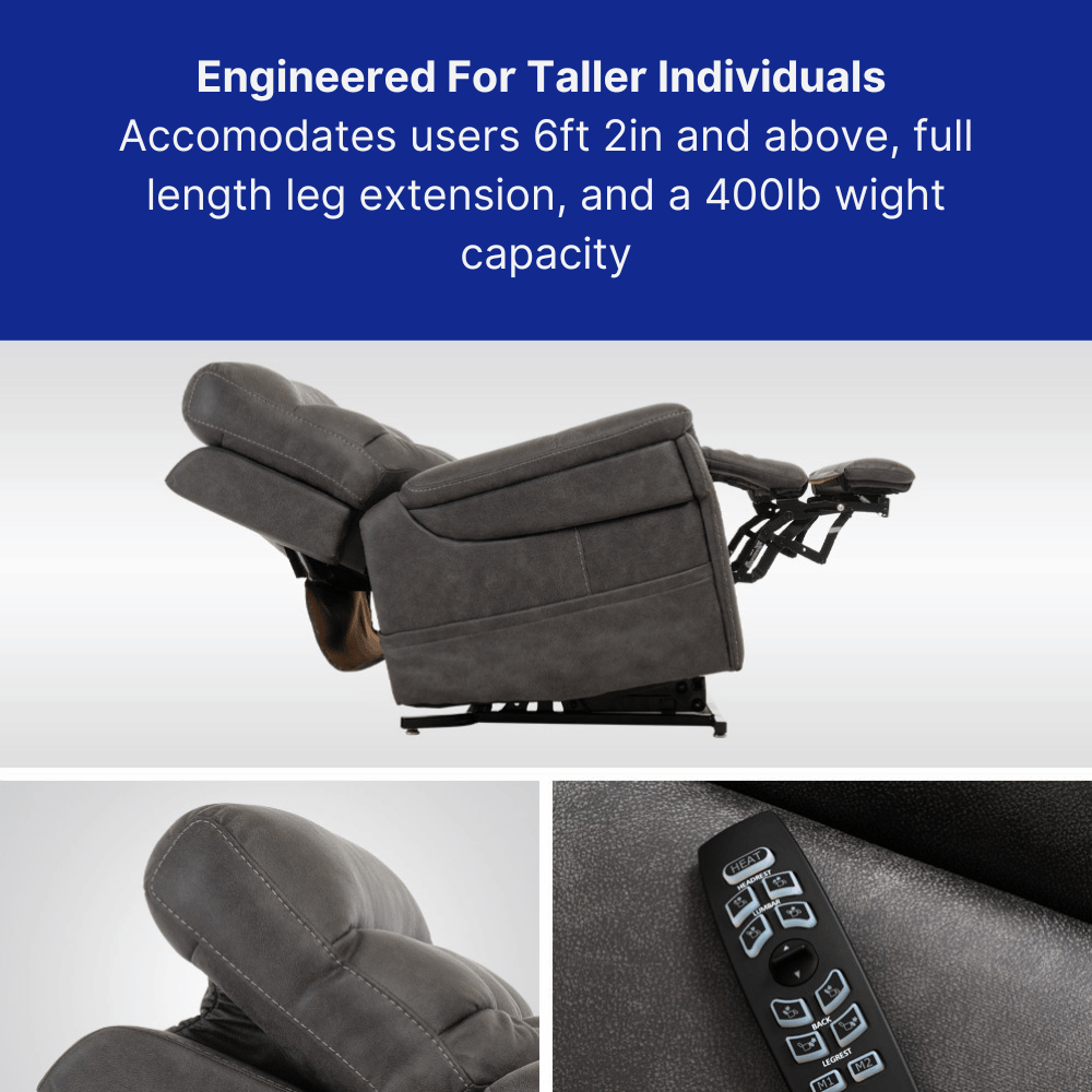 Pride Mobility VivaLift Radiance Tall 400 lbs Capacity Lift Chair - NextGen HME